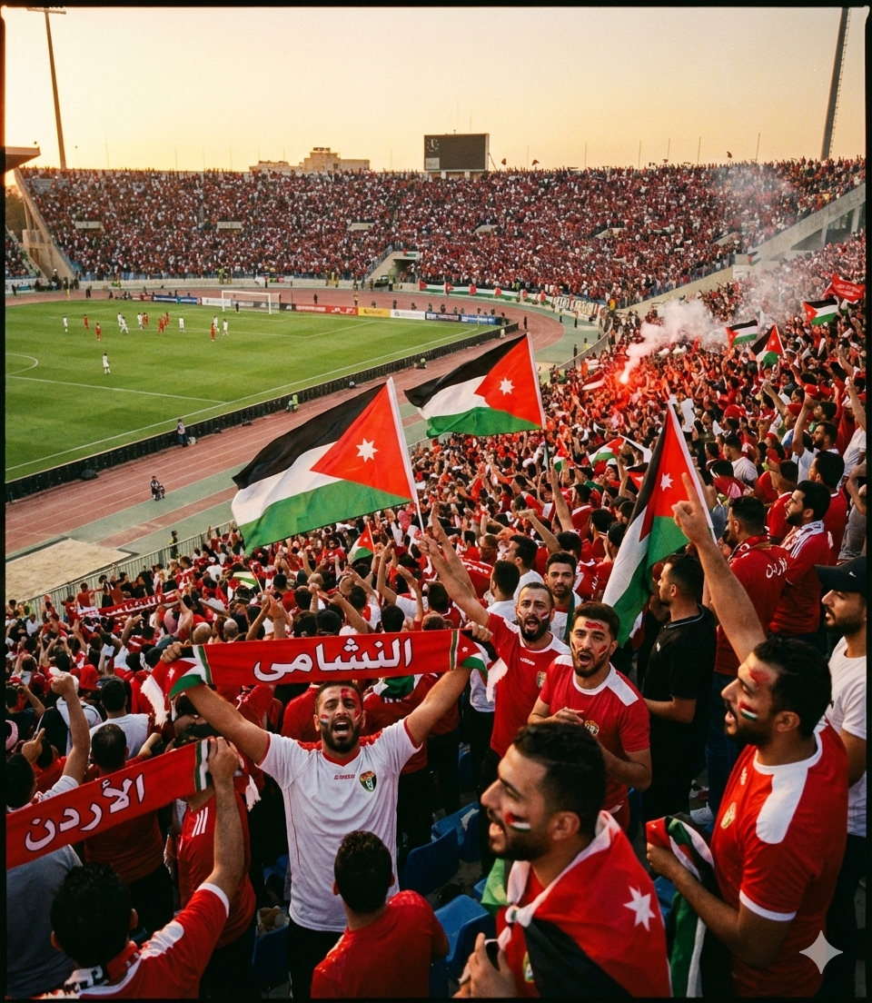 Jordanian Football Fans Passion